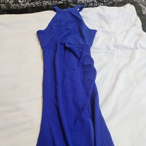 Elegant Royal Blue Maxi Dress